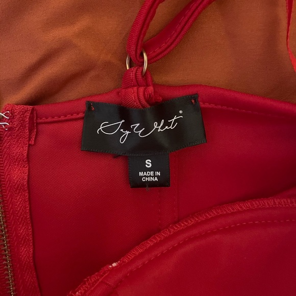 Red Corset Top - Picture 2 of 3